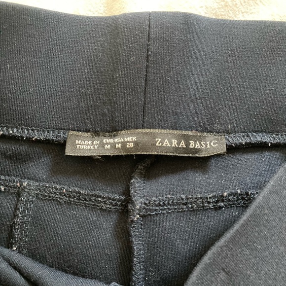 Zara Navy Blue Leggings - Picture 4 of 5